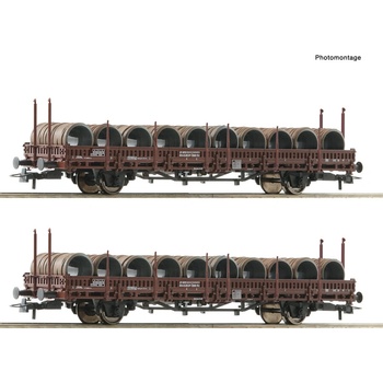 Roco Комплект от два товарни вагона Öbb iv (6600120)