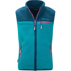 TROLLKIDS Детски поларен елек Trollkids Kid's Hemsedal Vest Fleece vest - Dark Turquoise / Madeira Blue / Bright Berry - размер 92 (EU) (703-3294-1011)