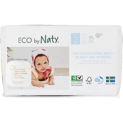 Naty Nature Babycare 2 MINI 3-6 kg 33 ks
