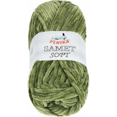 BELLATEX Priadza Samet Soft 100 g - 224 machovo zelená