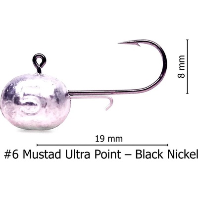 SAF Jigová hlava Mata-Mata vel.6 4g 5 ks