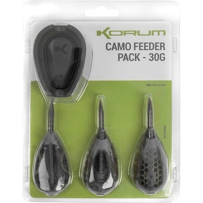 Súprava kŕmidiel Korum Camo Feeder Pack 30gr