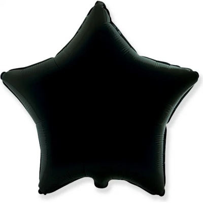 Flexmetal Фолиен балон Звезда - черен