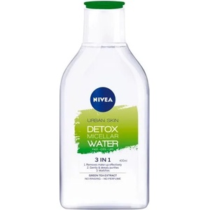 Nivea Urban Skin Detox Micellar Water 3 in 1 - Мицеларна вода със зелен чай и водорасли 400мл