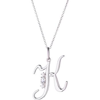Silenti Jewelry Сребърно колие "К