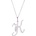 Silenti Jewelry Сребърно колие "К