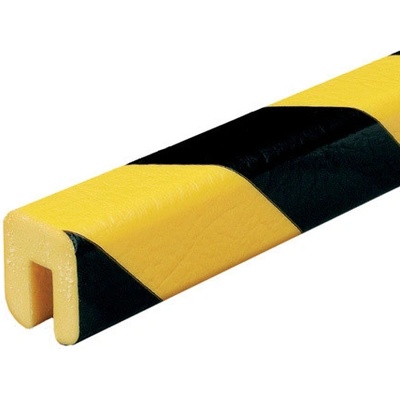 DP 10026 Varovný a ochranný profil 10 - 2,6x3x500 cm Čierna-Žltá