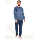 Pánske pyžamá Cornette Various pánske pyžamo dlouhé modré