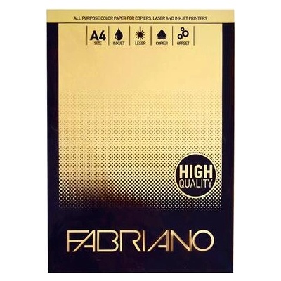 Fabriano Копирен картон, A4, 160 g/m2, пясък, 50 листа (3800052728597)