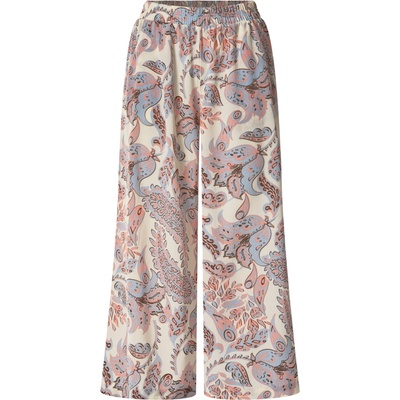 esmara Dámské culotte kalhoty krémová/modrá