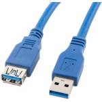 Lanberg USB 3.0 син кабел AM-AF удължител, 3 м