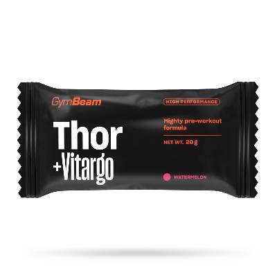 GymBeam Vzorka predtréningový stimulant Thor Fuel + Vitargo 20 g jahoda kiwi