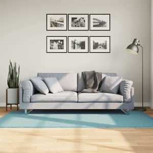 vidaXL Килим OVIEDO с къс косъм, зелен, 100x200 см (375576)