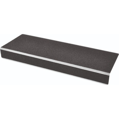 Protiskluzový profil na schodové hrany WT-5409 – minerální granulát v syntetické pryskyřici, černá, 1000×31×106 mm