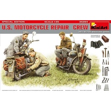 U.S. Motorcycle Repair Crew Special Edition MiniArt 1:35