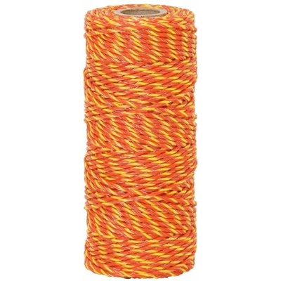 Fencee Lanko pre elektrický ohradník - priemer 2.5 mm - žlto-oranžové - 100 m