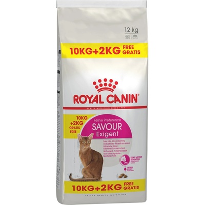 Royal Canin granule, 10 + 2 kg zdarma! - Savour Exigent 35/30