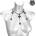 Leather & steel fashion чокър Web chain- LSF9 89