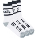 Meatfly Basic Long 3 Pack B White