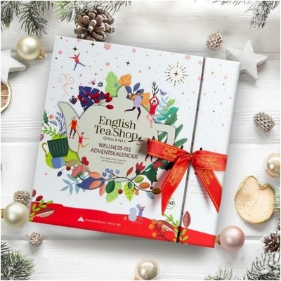 English Tea Shop Adventný kalendár wellness kniha 25 pyramidek