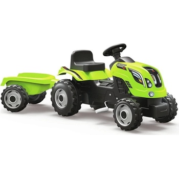 SMOBY Šliapací traktor Farmer XXL červený s vozíkom