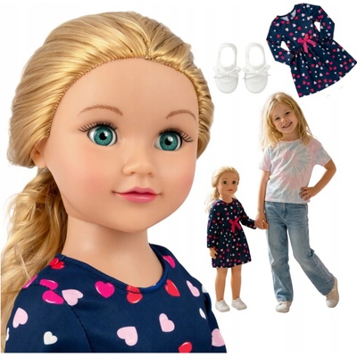 Smily Play Velká chodící panenka 70 cm princezna – Zbozi.Blesk.cz