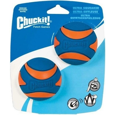 Chuckit! Ultra Squeaker Ball Medium 6,5 cm 2 ks
