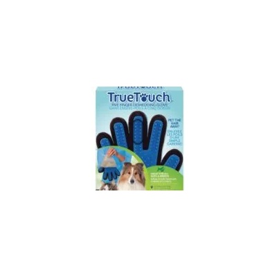 Масажираща Ръкавица за премахване на косми, за кучета и котки, Син, True Touch (0764)