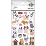 TITANUM Stickers convex dogs 24pcs