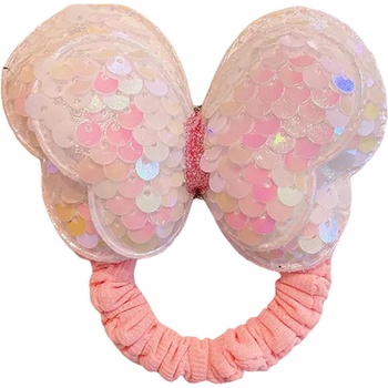 HARAHU Гумичка за коса sh-38254 - Бяла / Розова kp38254 (sh-38254)