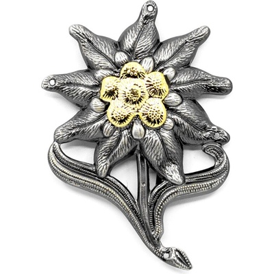 Odznak BW Edelweiss Alpská protěž - stříbrný