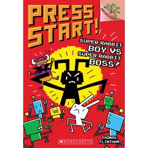 Super Rabbit Boy vs. Super Rabbit Boss! : A Branches Book (Press Start! #4) | Thomas Flintham (ISBN: 9781338034752)