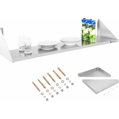 Royal Catering Nástěnný regál - 30 x 120 cm RCTR-120