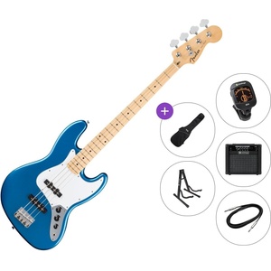 Fender Standard Jazz Bass MN Premium SET Aqua Marine Metallic Електрическа бас китара