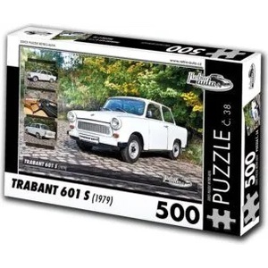 Retro cars - Puzzle Trabant 601 (1965) - 500 piese
