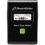 Impakt Powerwalker vi 600 sw fr line-interactive 600va 2x 230v en usb-b lcd pure sine wave