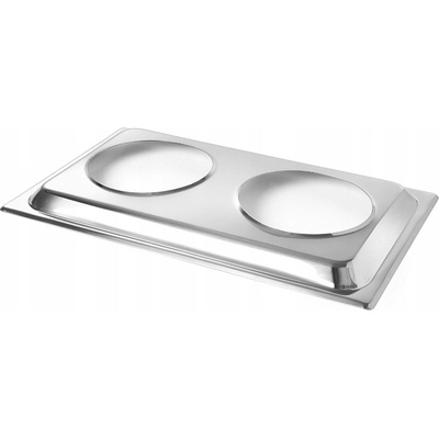Hendi Nástavba pro 2 bain-marie nádoby, nástavba, GN 1/1, 530x325x(H)30mm