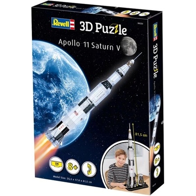 Revell Пъзел, Revell, Аполо 11 Сатурн V 3D, 136 части