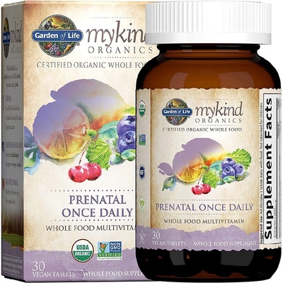 Garden of Life Mykind Organics Prenatal Once Daily, 30 Vegan Tablets