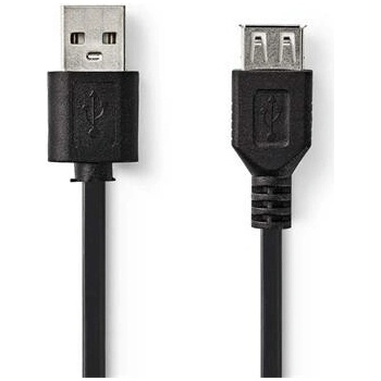 Nedis CCGB60010BK20 USB 2.0, A Zástrčka - A Zásuvka, 2m, černý