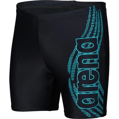 Arena Men's Swim Mid Jammer Graphic Black plavky – Zboží Dáma