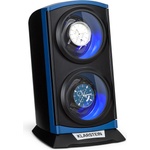 Klarstein St. Gallen Premium, подвижна стойка за часовник, 2 часовник, 4 режима, черен (WW1-StGallenBlue) (WW1-StGallenBlue) - klarstein