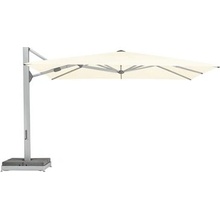 Profesionální boční slunečník Ambiente Nova, čtvercový 400x400 cm (4x4 m), rám eloxovaný hliník, potah akryl 300 g/m2