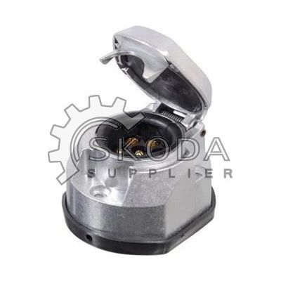 COMPASS Zásuvka tažného zařízení 7 pólů ALU COMPASS 07451 07451