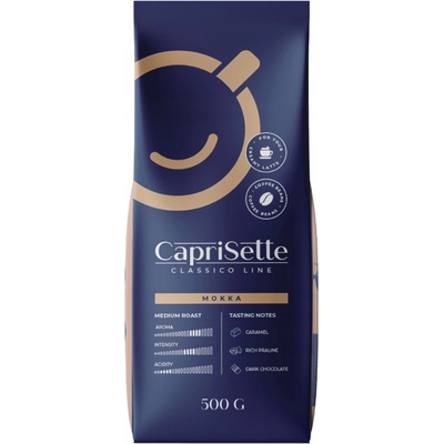 Przyjaciele Kawy Caprisette Classico Mokka zrnková 0,5 kg