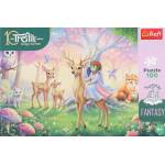 Trefl - Puzzle Treflik's Family: Animals from the Magic Forest - 100 piese