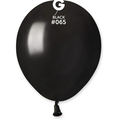 Gemar Balónik metalický čierny 13 cm