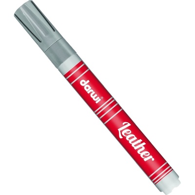 Darwi Paint On Leather Marker Маркер върху кожата Silver 6 ml 1 бр (DA0420013080C)