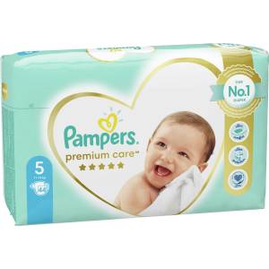 Pampers Бебешки пелени Pampers - Premium Care 5, 44 броя (1007000115) - ozone