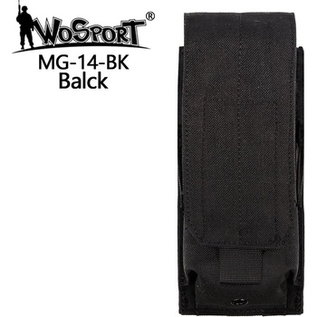 Wosport Single molle na zásobník M4/M16 s chlopní černá